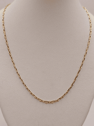 Cadena limada 50 cm 5 grs Oro 18k