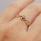 Anillo Infinito circón 1.5 grs Oro 18k - Miniatura 2