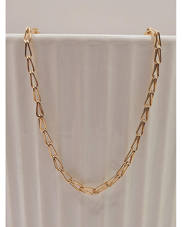 Cadena jaula 50 cm 7 grs Oro 18k