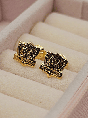 Aros colo colo 9 mm 1.1 grs Oro 18k