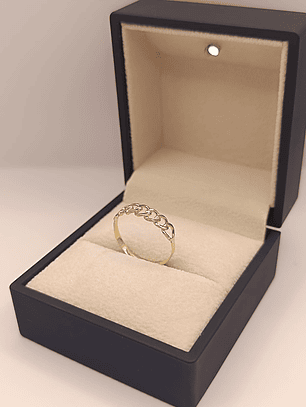 Anillo eslabones 2 grs Oro 18k