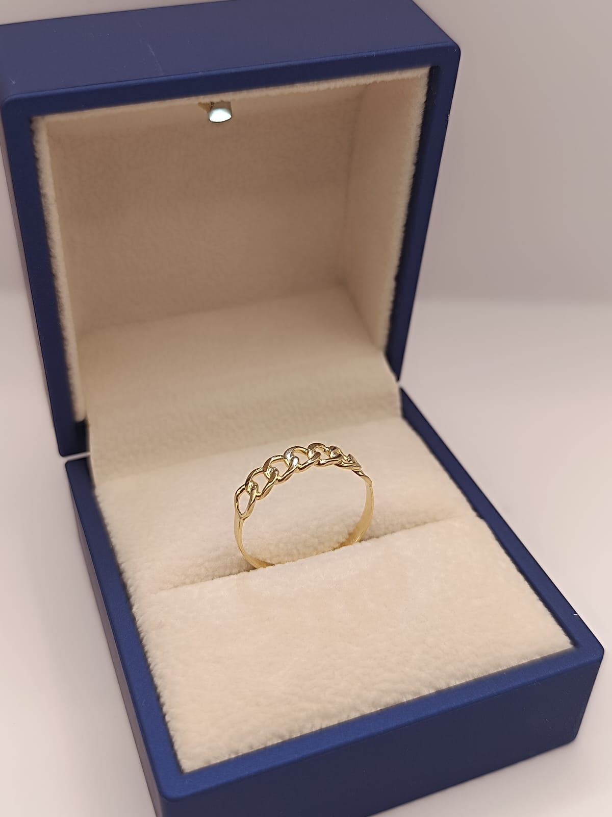 Anillo eslabones 2 grs Oro 18k 4