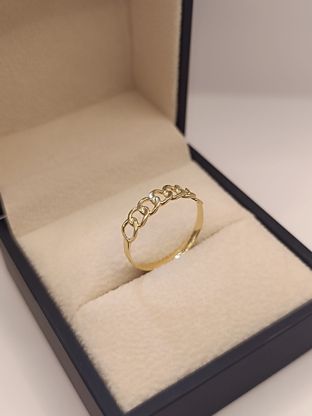 Anillo eslabones 2 grs Oro 18k 5