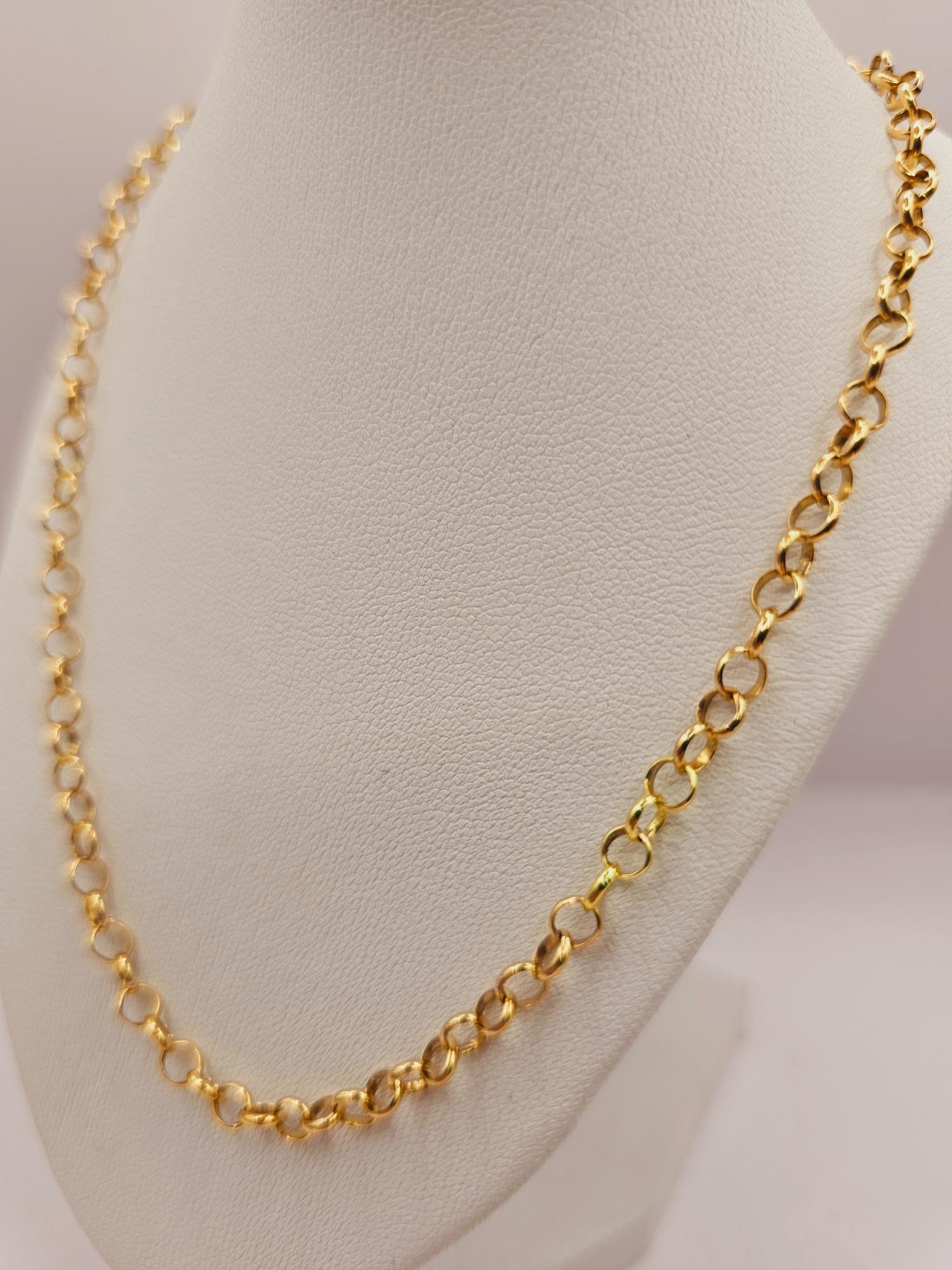 Cadena rolo 60 cm 14 grs Oro 18k 4