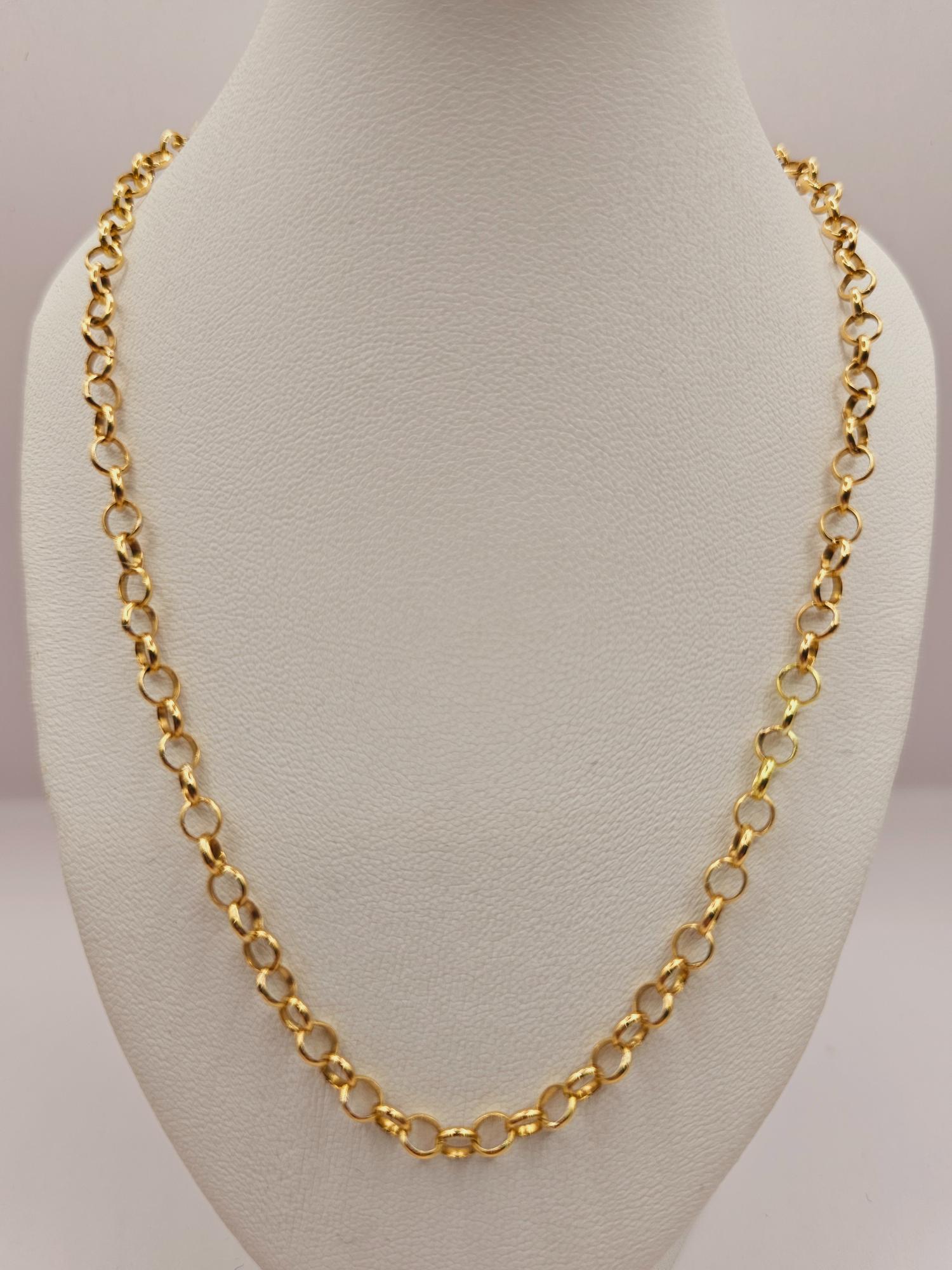 Cadena rolo 60 cm 14 grs Oro 18k 2