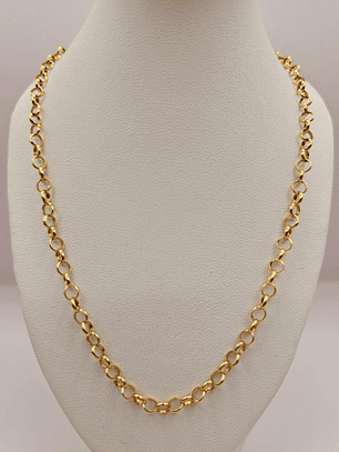 Cadena rolo 60 cm 14 grs Oro 18k