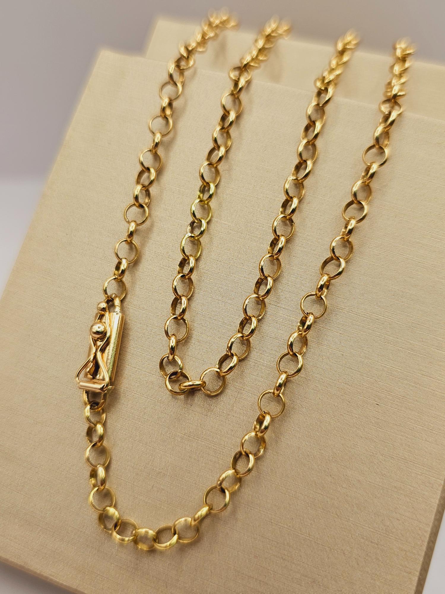 Cadena rolo 60 cm 14 grs Oro 18k 1