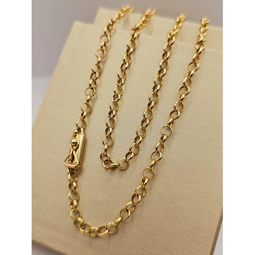 Cadena rolo 60 cm 14 grs Oro 18k