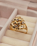 Anillo florentino circones 3.7 grs Oro 18k