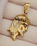 Colgante cristo 2.5 cm 1.7 grs Oro 18k