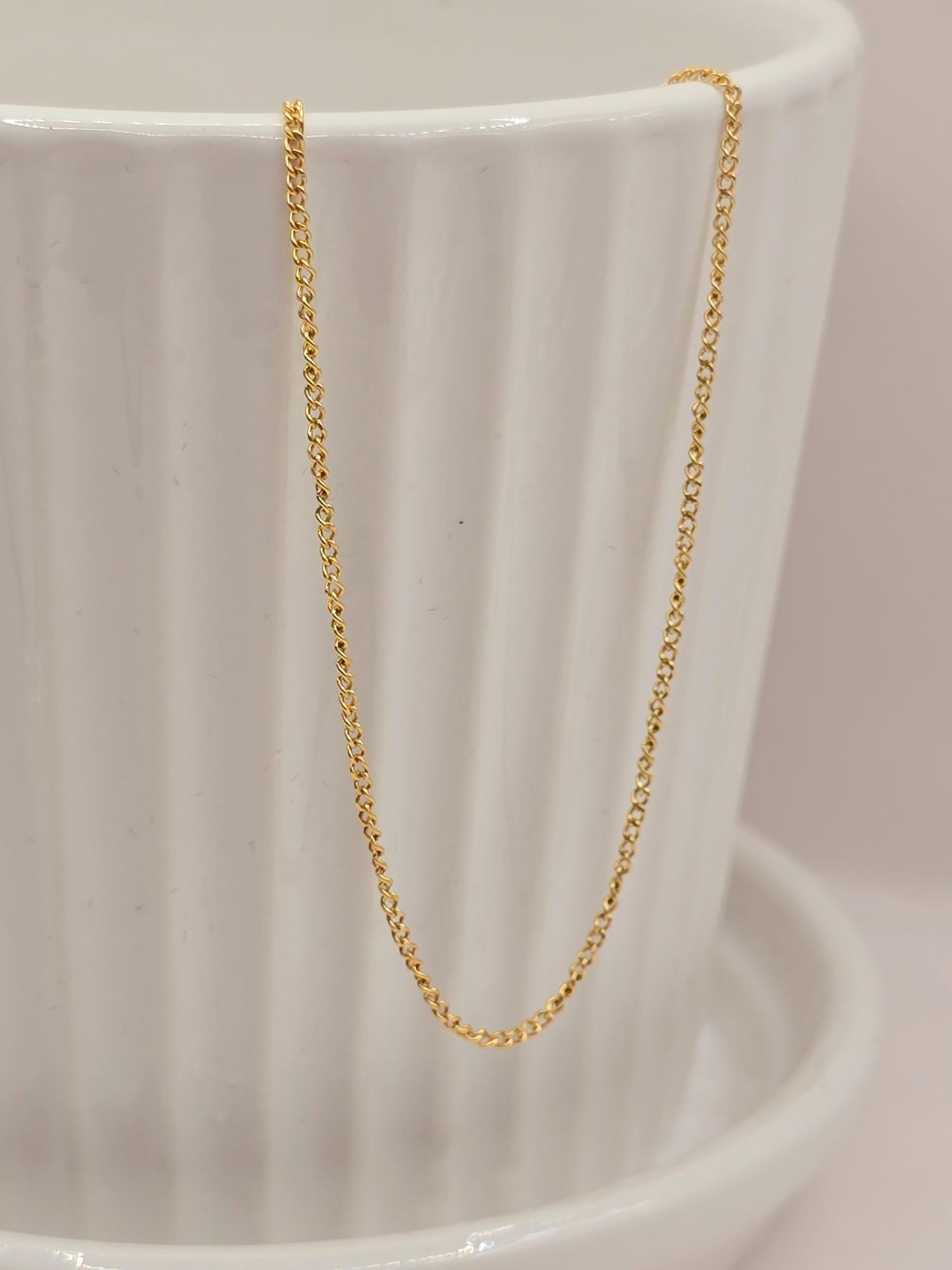 Cadena grumete 50 cm 3 grs Oro 18k 4