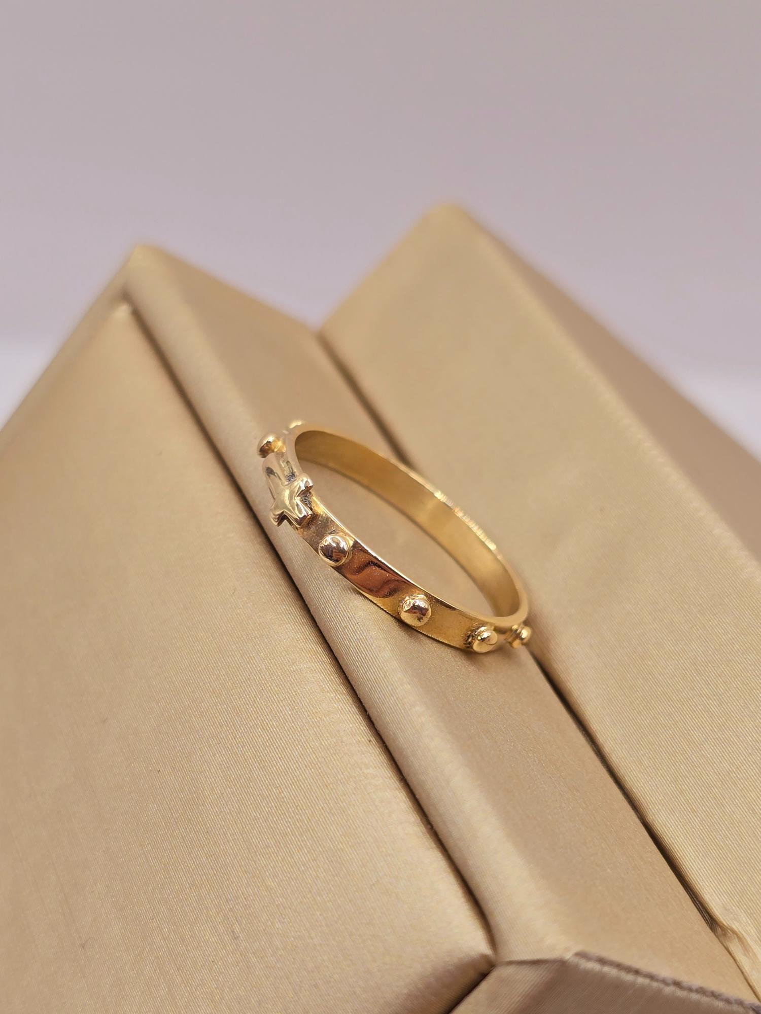 Anillo denario 2.1 grs Oro 18k 3