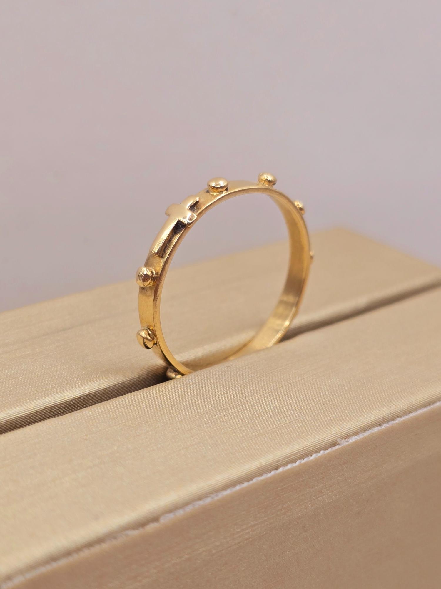 Anillo denario 2.1 grs Oro 18k 4