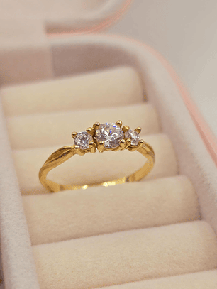 Anillo princesa 3 grs Oro 18k