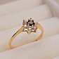 Anillo roseta onix 2.5 grs Oro 18k - Miniatura 4