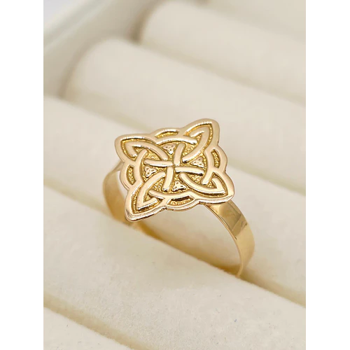 Anillo nudo de bruja 1.6 grs Oro 18k