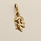 Colgante cara de cristo 2 cm 0.7 grs Oro 18k - Miniatura 2