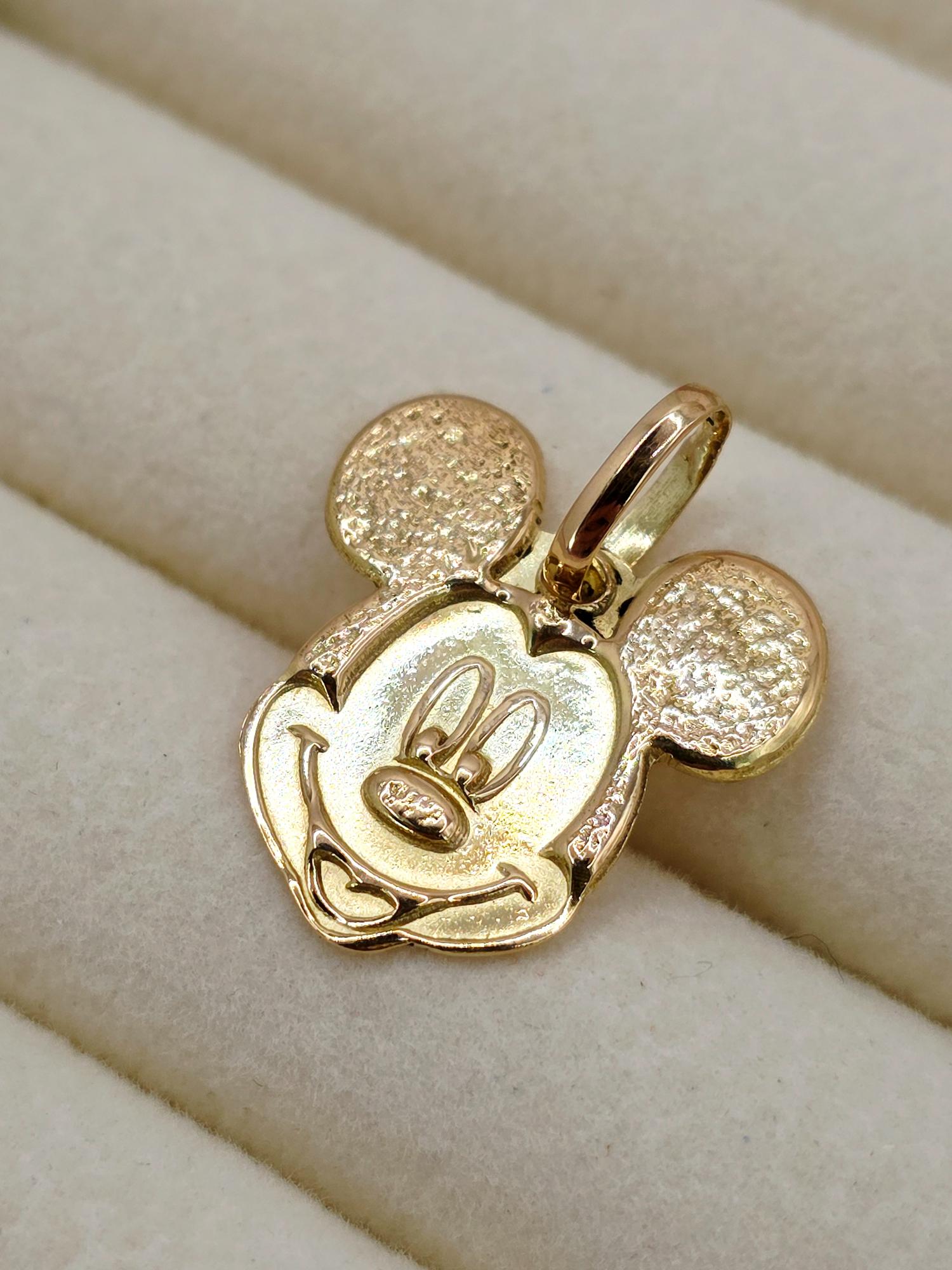 Colgante micky mouse 2 cm 1.6 grs Oro 18k 4