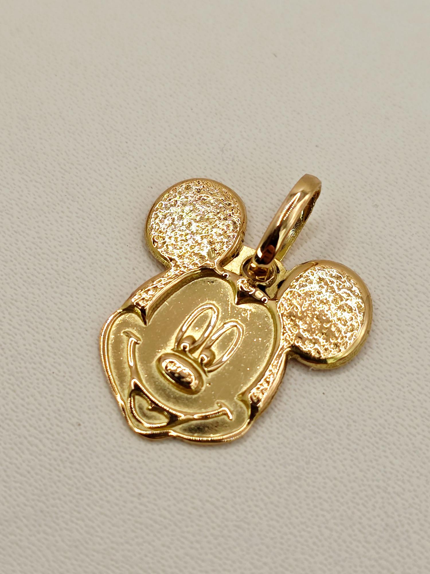 Colgante micky mouse 2 cm 1.6 grs Oro 18k 6