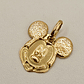 Colgante micky mouse 2 cm 1.6 grs Oro 18k - Miniatura 6