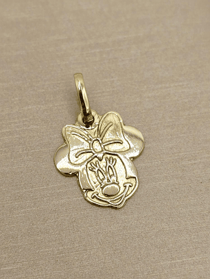 Colgante minnie 2 cm 1.3 grs Oro 18k