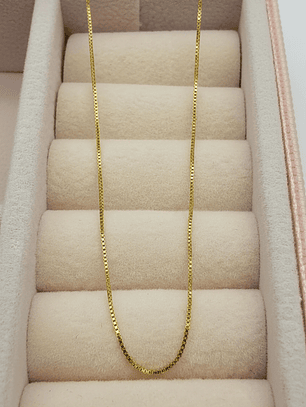 Cadena veneciana 40 cm 1 gr Oro italiano 18k