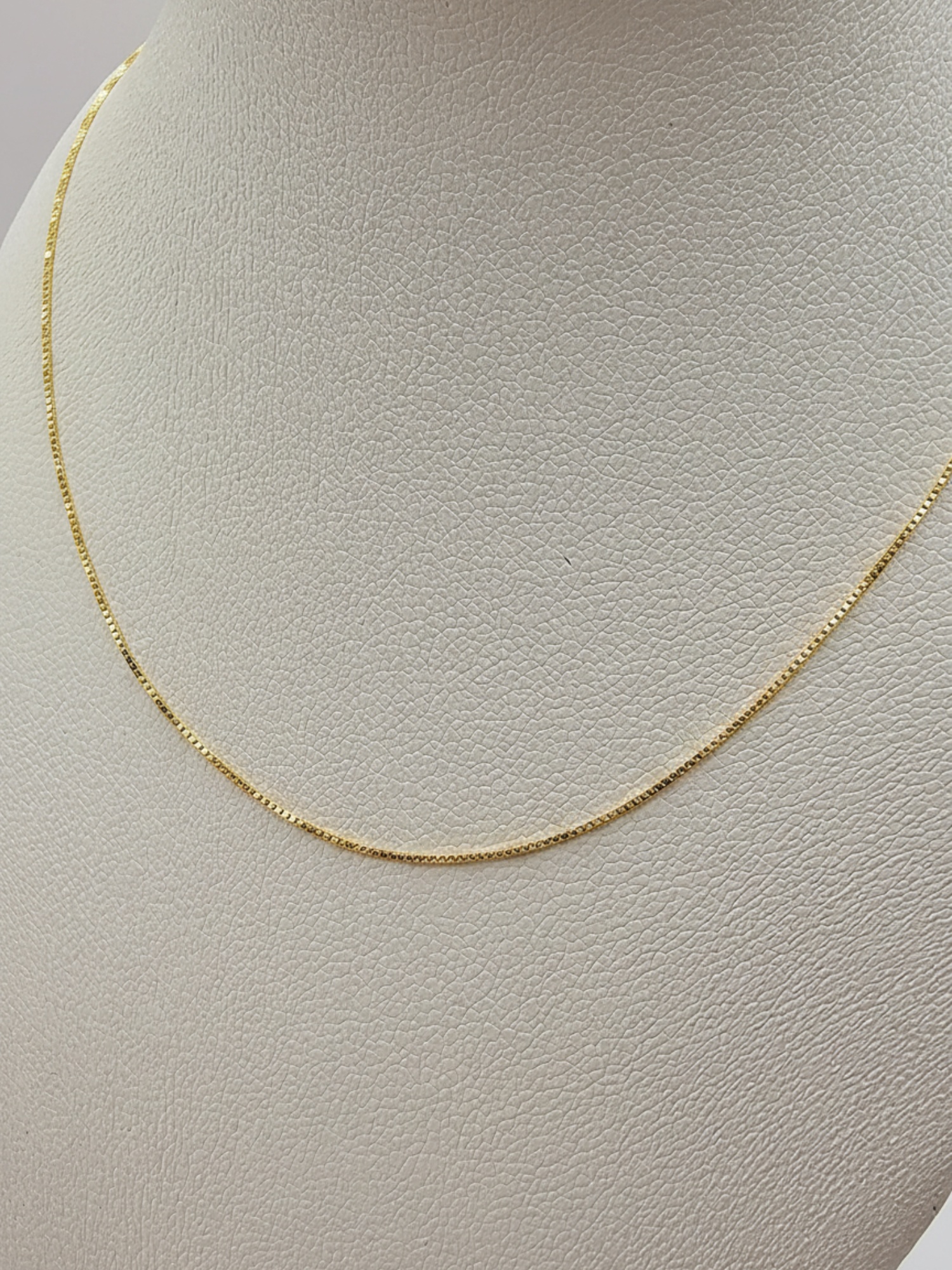 Cadena veneciana 40 cm 1 gr Oro italiano 18k 4