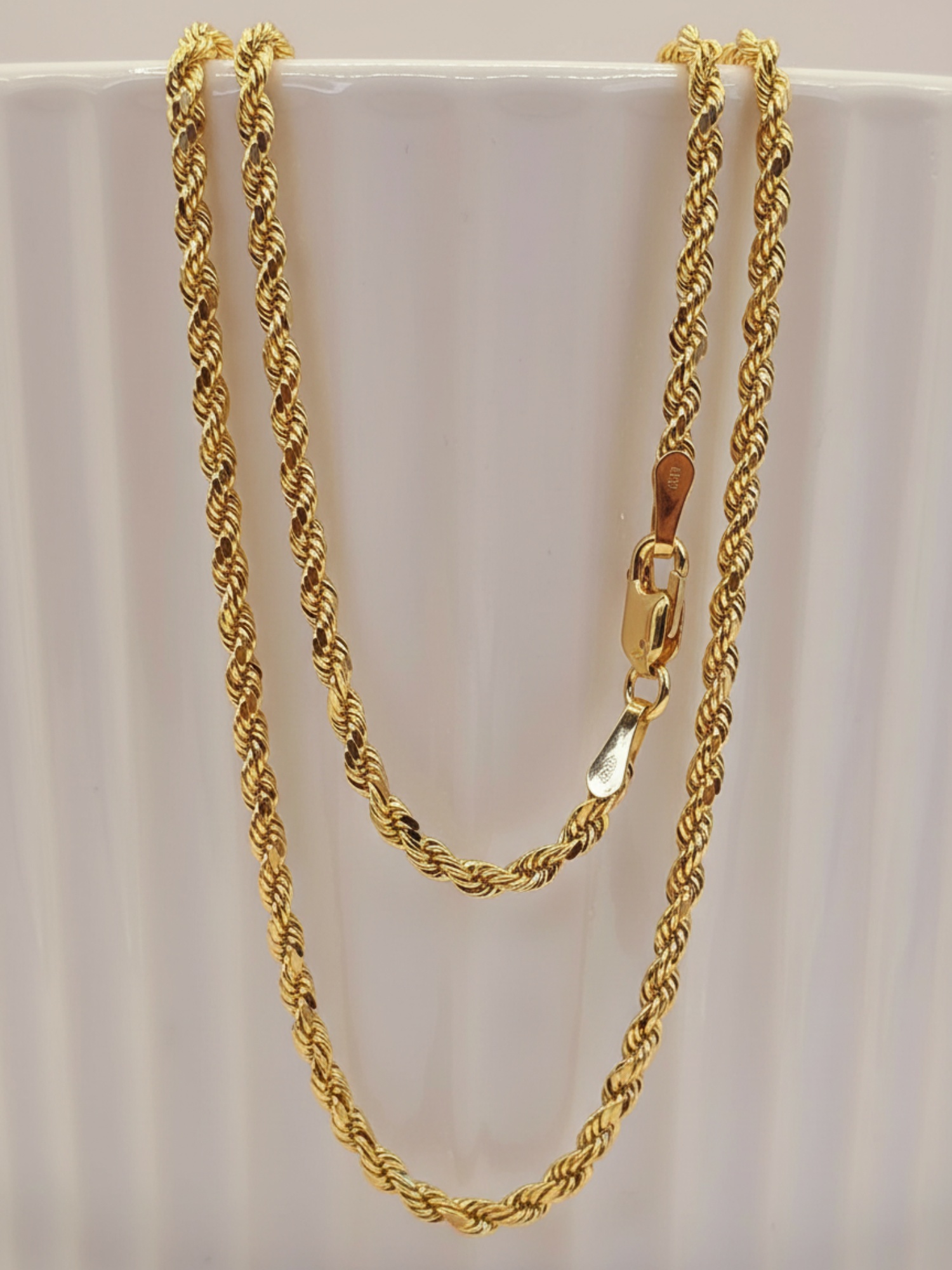 Cadena Tourbillon 50 cm 4.5 grs Oro italiano 750 4