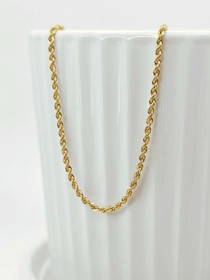 Cadena tourbillon 50 cm 3 grs Oro italiano 750 18k