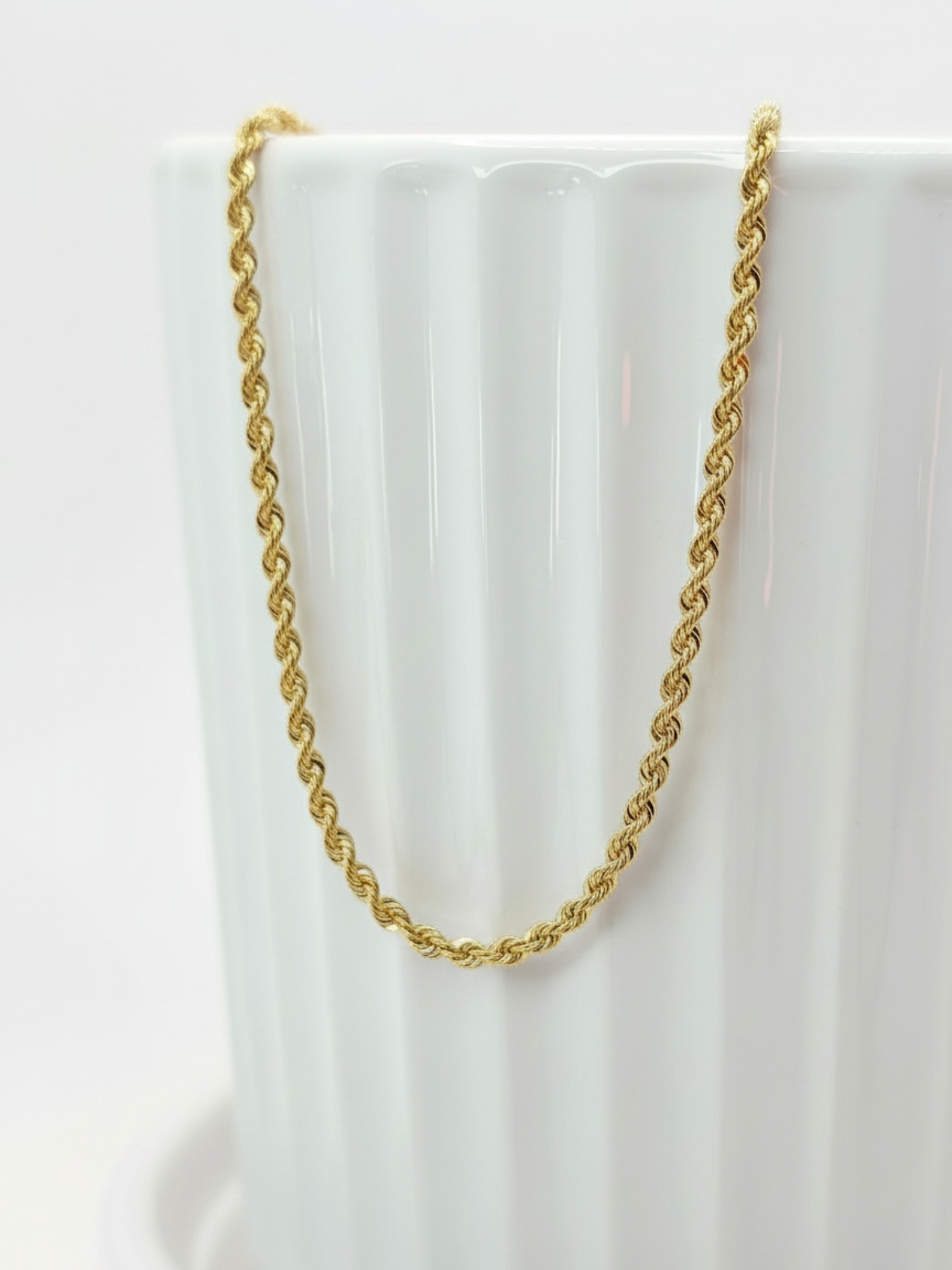 Cadena tourbillon 45 cm 3 grs Oro italiano 750 18k 3