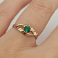 Anillo brillo esmeralda 1.5 grs Oro 18k - Miniatura 3