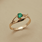 Anillo brillo esmeralda 1.5 grs Oro 18k - Miniatura 5