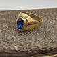 Anillo bolocco zafiro 4 grs Oro 18k - Miniatura 5