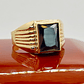 Anillo sello onix 4 grs Oro 18k - Miniatura 1