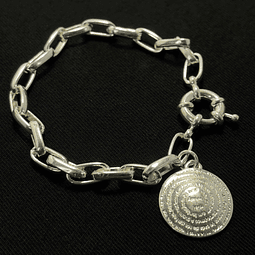 Pulsera Medalla Eslabones