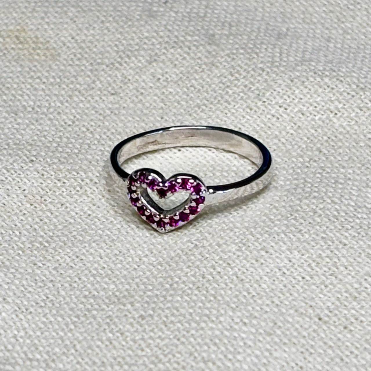 Anillo Corazón Mom Glow