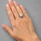 Anillo de Perla Negra en Plata 950 Ajustable | Hecho a Mano en Valparaíso - Miniatura 3