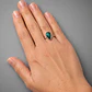 Anillo de Crisocola Chilena en Plata 950 Ajustable | Hecho a Mano en Valparaíso - Miniatura 3