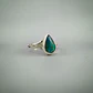 Anillo de Crisocola Chilena en Plata 950 Ajustable | Hecho a Mano en Valparaíso - Miniatura 1