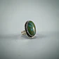 Anillo de Turquesa Natural en Plata 950 Ajustable | Inspiración Navajo | Hecho a Mano en Valparaíso - Miniatura 1