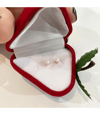 Aros de oro Perla Talla 1