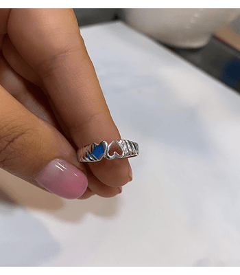 Anillos dos corazones 🌷