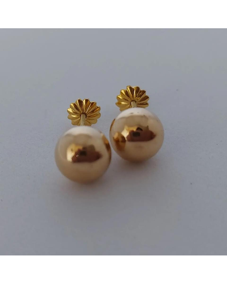 Bolita talla # 7 oro 18k 