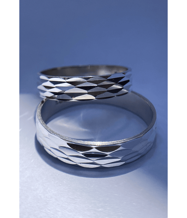 Argollas Barqui 6mm • Plata