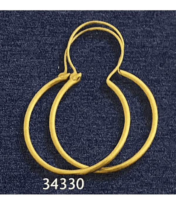 Aros tubo redondo talla 5 〽️