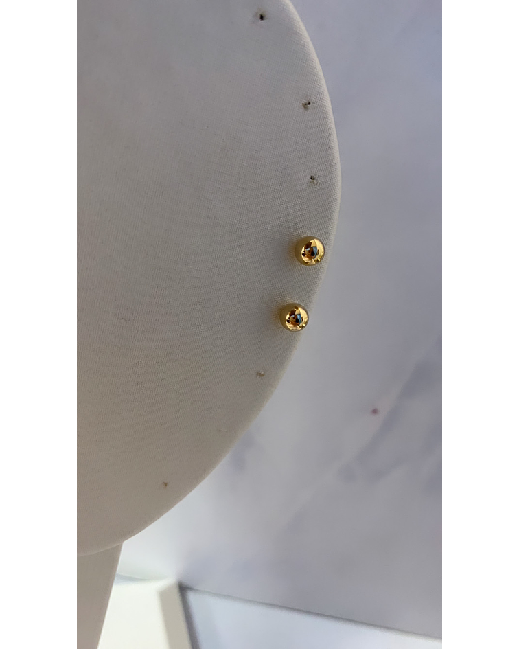 Bolita talla # 3 oro 18k 