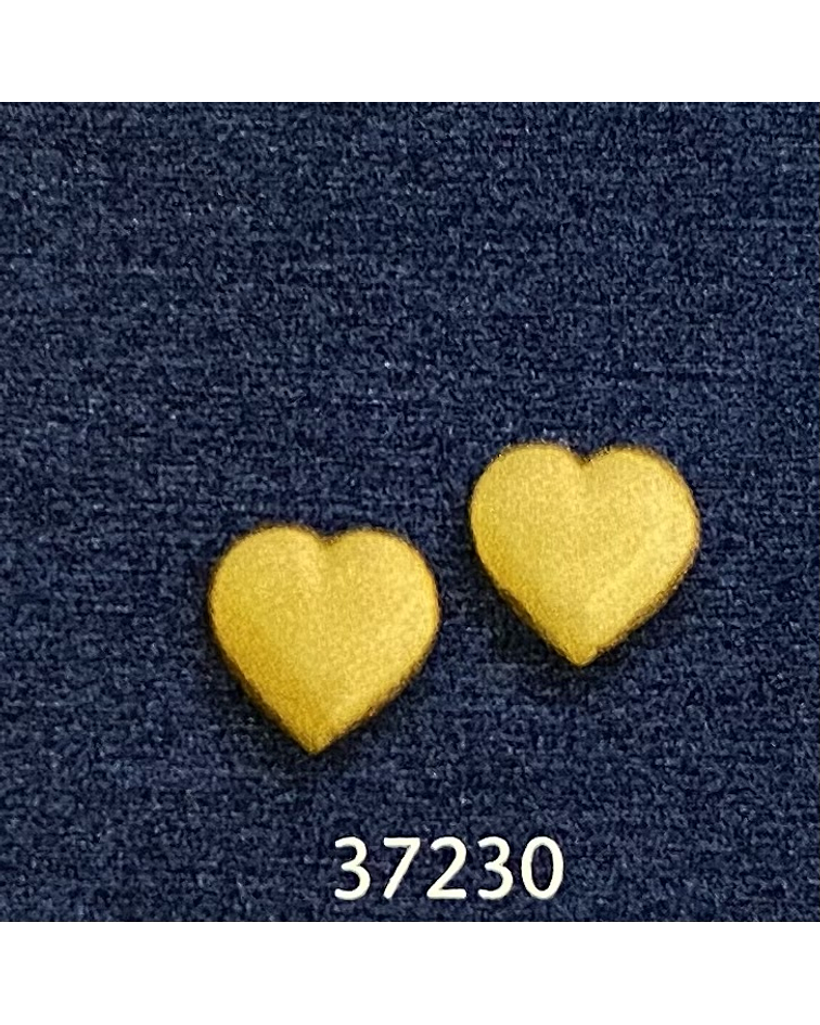 Aros corazón ♥️ talla 3