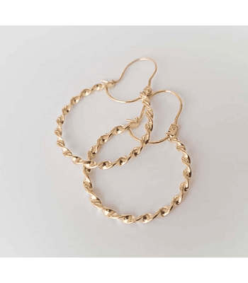 Argollas enroscadas 