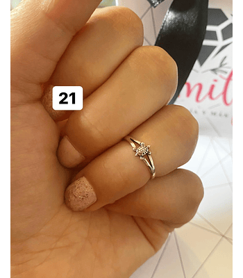 Anillo midi tortuga 🐢