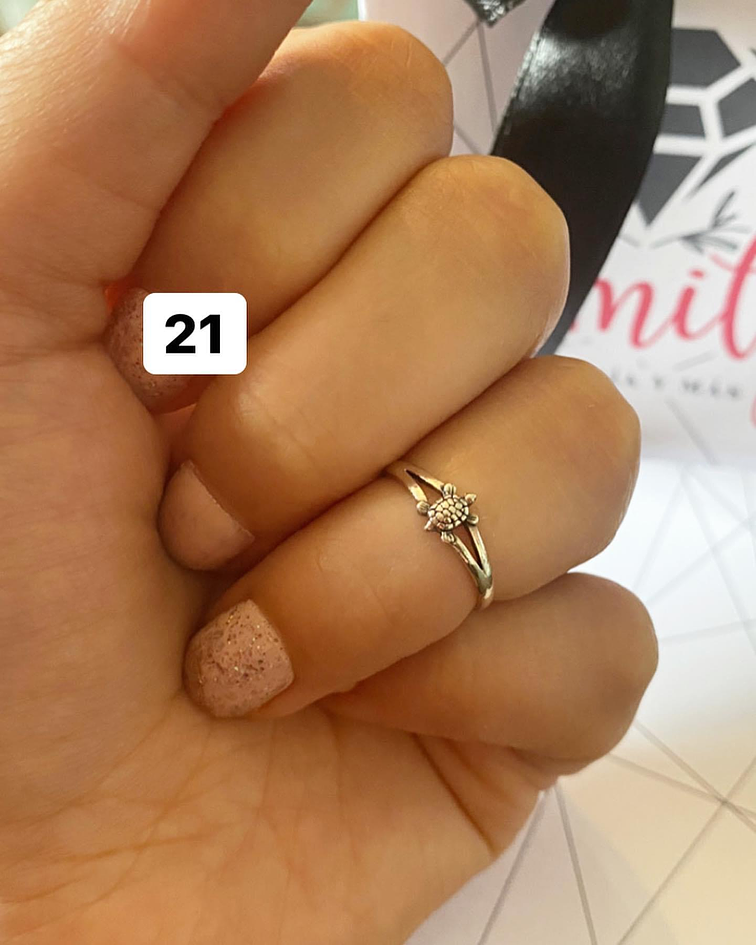 Anillo midi tortuga 🐢